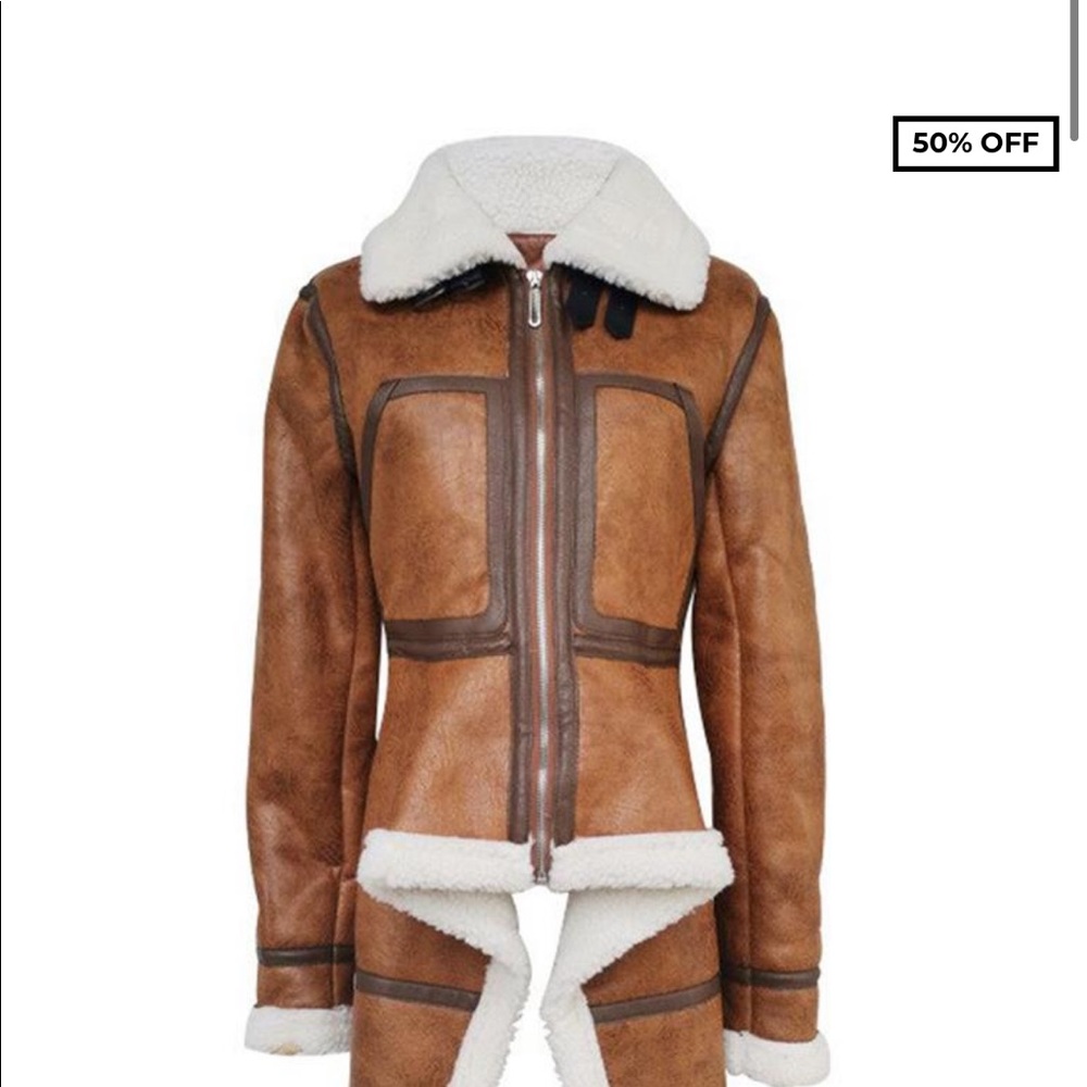 Irregular turtle neck coat - Picture 6 of 15